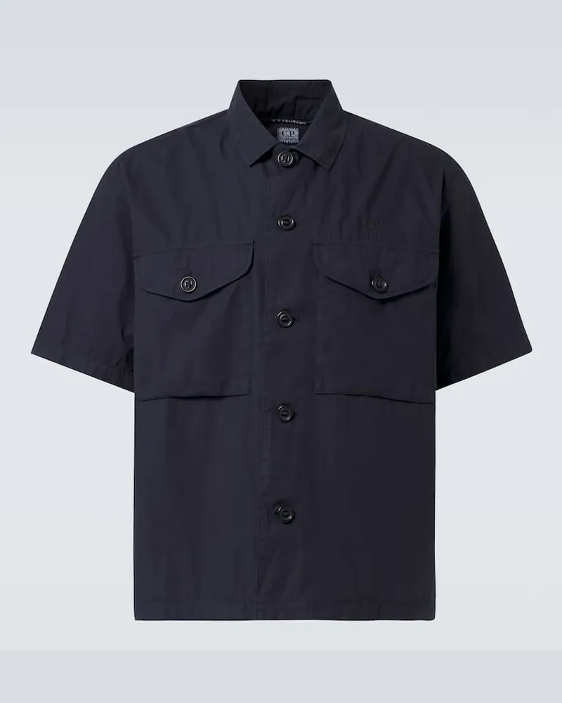 C.P. Company Camicia in popeline di cotone Blu