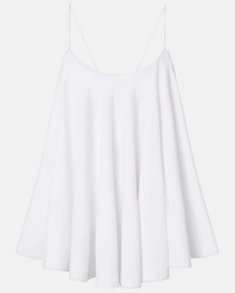 Jacquemus Top Voile in jersey Bianco