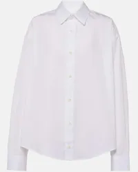 AMI Paris Camicia Ami de Coeur in jersey di cotone Bianco