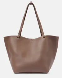 The Row Borsa Park Three in pelle Marrone