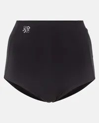 Loewe x On - Shorts con logo Nero