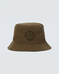 Stone Island Cappello da pescatore Compass in cotone Verde