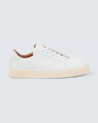 George Cleverley Sneakers Jack II in pelle Bianco