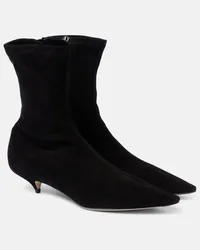 The Row Stivaletti Liisa in suede Nero