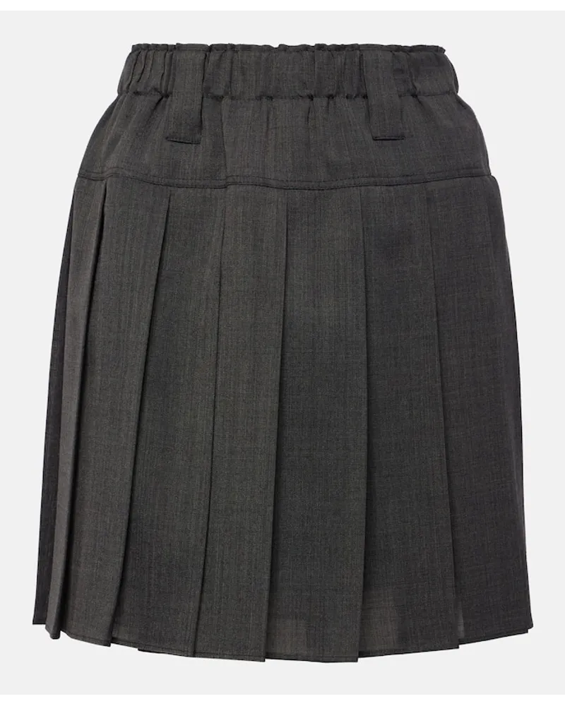 Brunello Cucinelli Minigonna da tennis Grigio