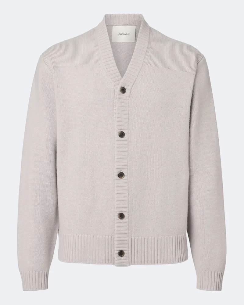 Lisa Yang Cardigan Fenris in cashmere Bianco
