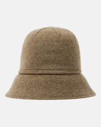 Loro Piana Cappello Pastore in misto cashmere Marrone