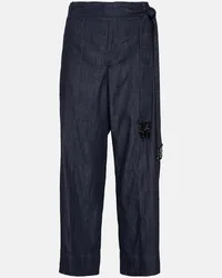 Max Mara Pantaloni Bisous in denim Blu