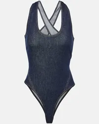 Alaïa Alaïa Body di jeans Blu