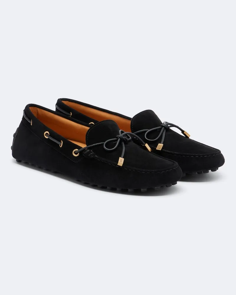 TOD'S Mocassini in suede Nero