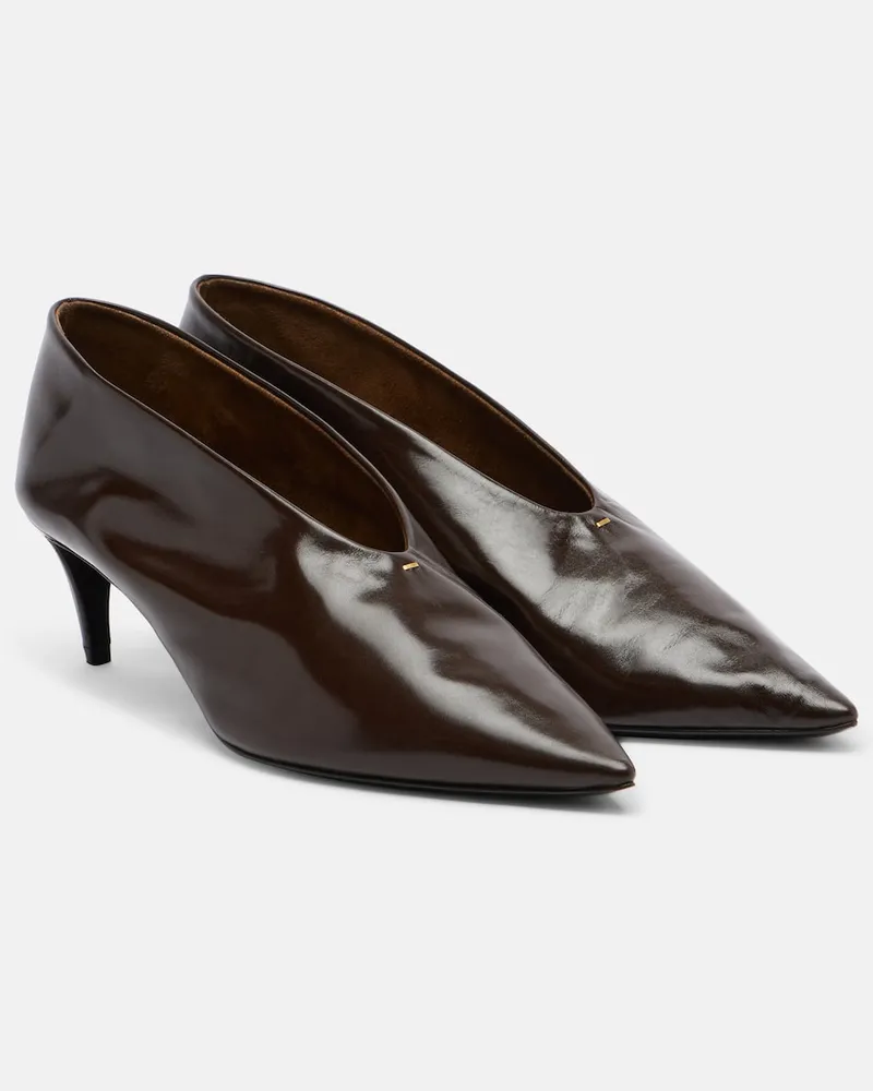 KHAITE Pumps Miriam in pelle Marrone