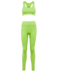 PRISM Top sportivo Elated e leggings Awaken Verde