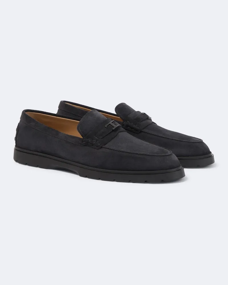 TOD'S Mocassini in suede Blu