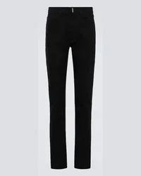 Givenchy Pantaloni slim in cotone Nero