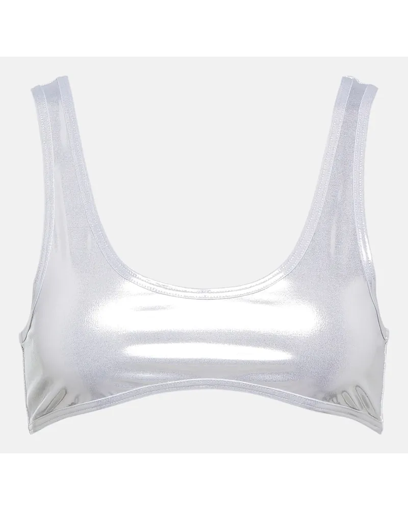 Reina Olga Top bikini Coolio in lamÃ Argento