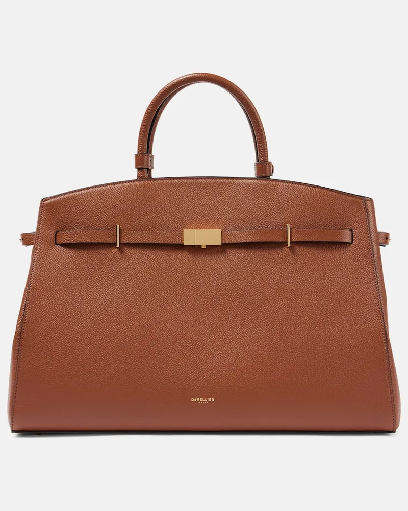 DeMELLIER Borsa Hudson Small in pelle Neutro