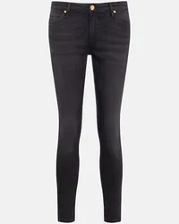 Adriano Goldschmied Jeans skinny Legging Ankle a vita media Nero