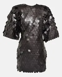 ROTATE Birger Christensen Miniabito con paillettes Nero