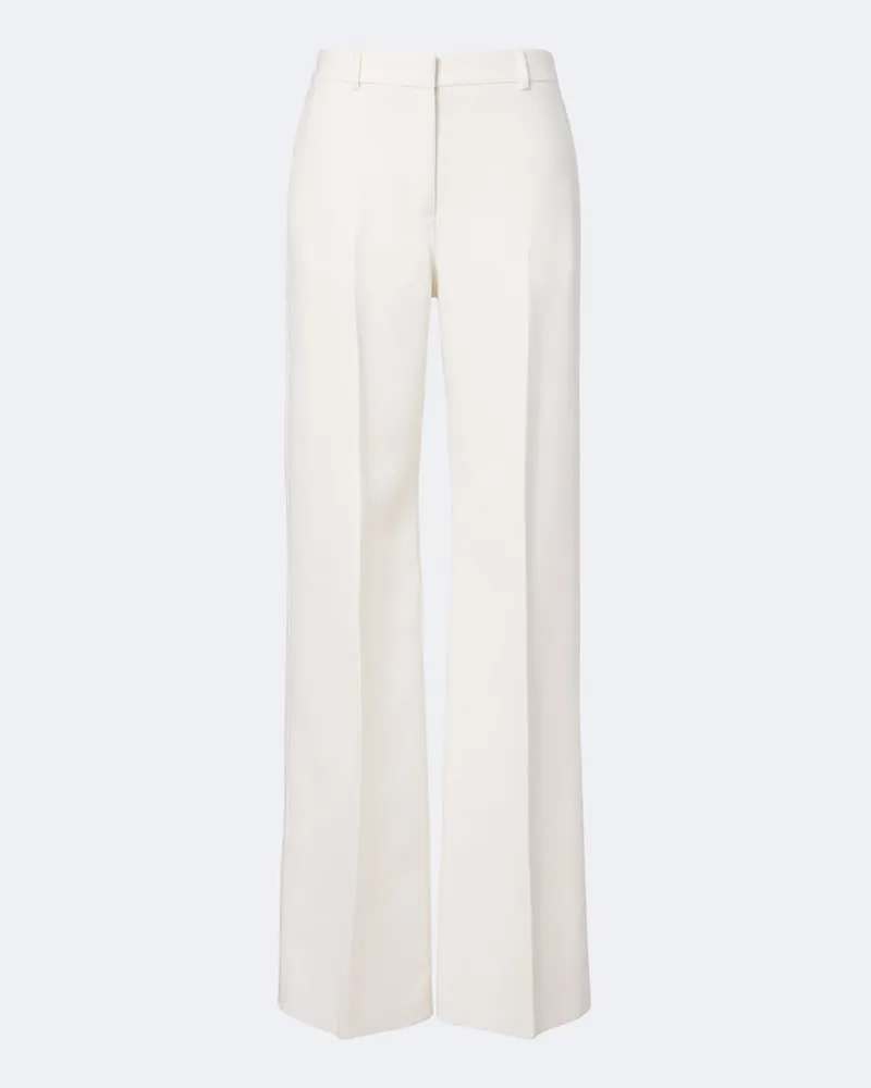 Fendi Pantaloni regular in lana vergine Bianco