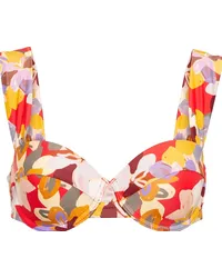 Rebecca Vallance Top bikini Santiago con stampa Multicolore