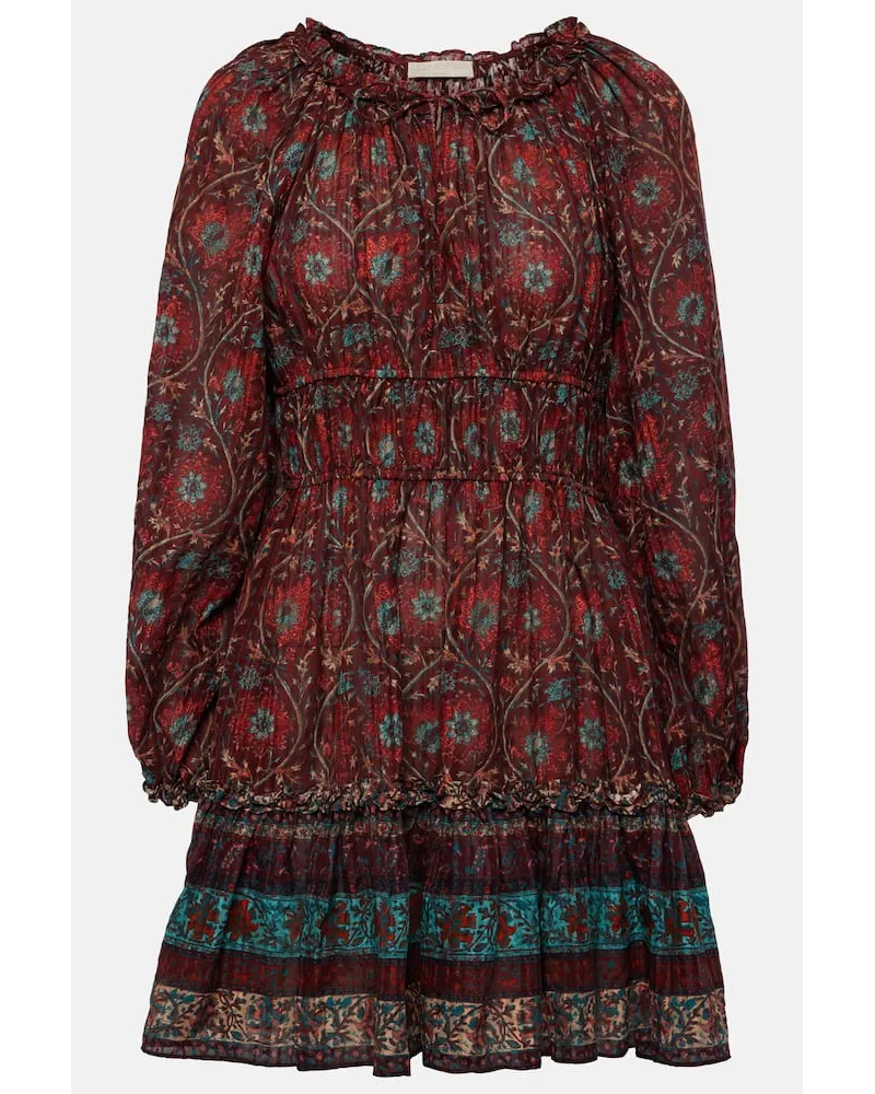 Ulla Johnson Abito corto Val con stampa floreale Multicolore