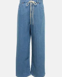 Maison Margiela Jeans regular a vita media Blu