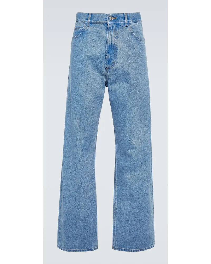 Marni Jeans a gamba larga e vita alta Blu