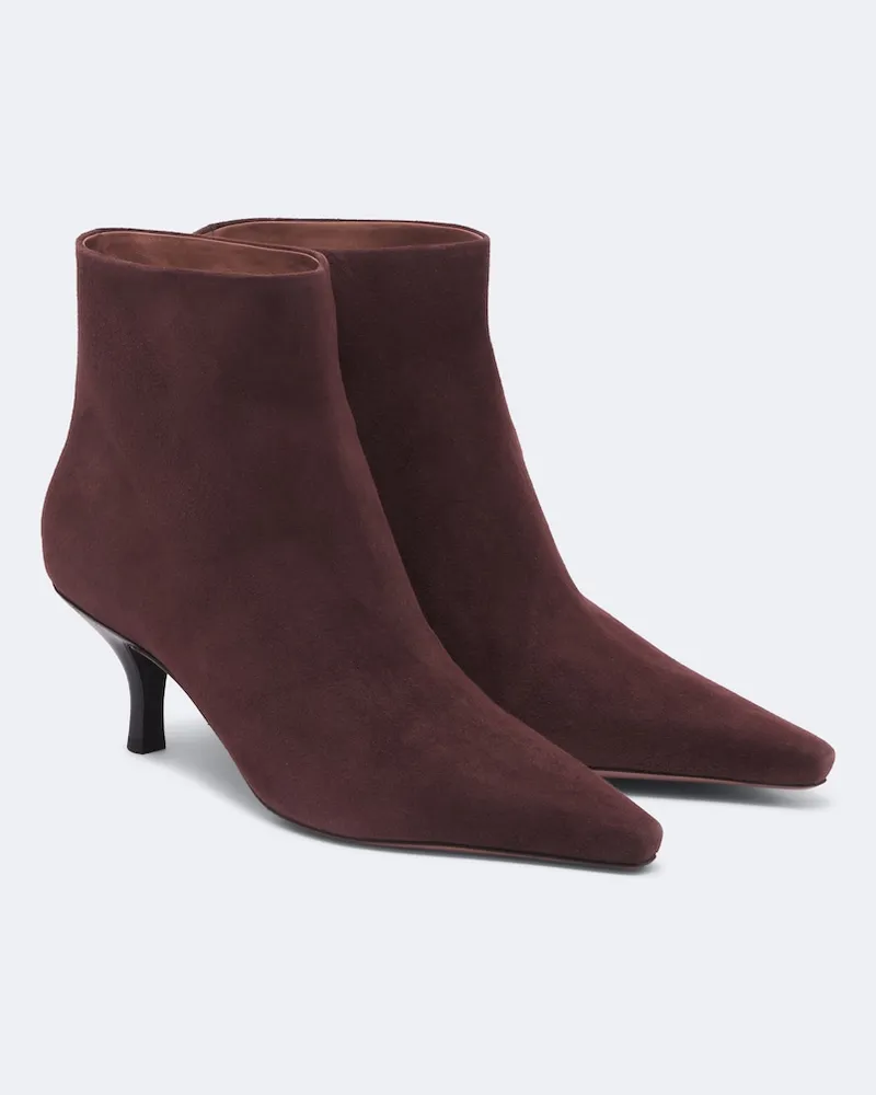 Paris Texas Stivaletti Rose in suede Marrone