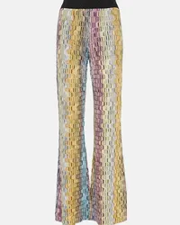 Missoni Pantaloni bootcut in lamé Multicolore