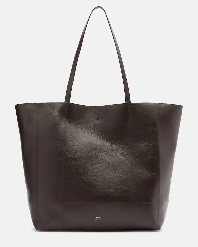 Totême Shopper Roam Large in pelle Marrone