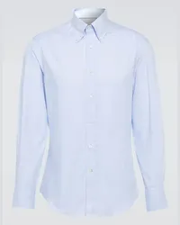 Brunello Cucinelli Camicia in cotone Blu