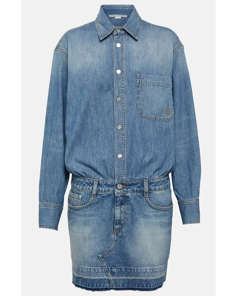 Stella McCartney Abito chemisier di jeans Blu