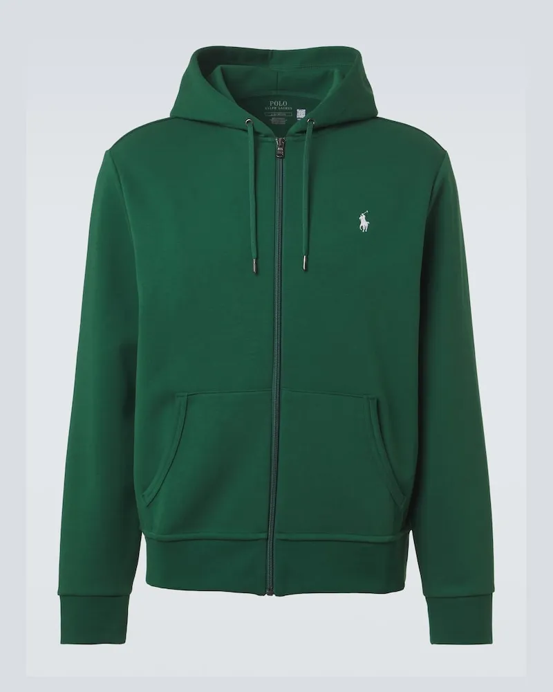 Ralph Lauren Felpa in misto cotone con cappuccio Verde