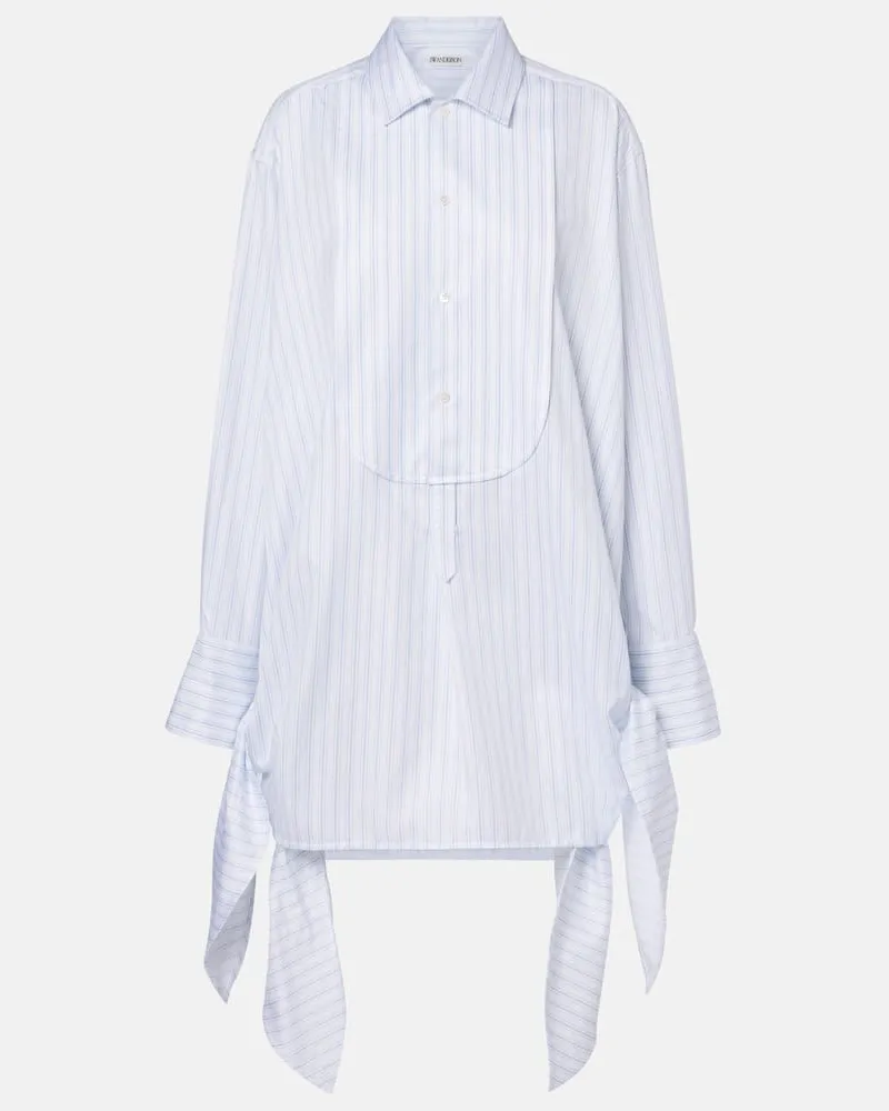 J.W.Anderson Miniabito in cotone a righe Bianco