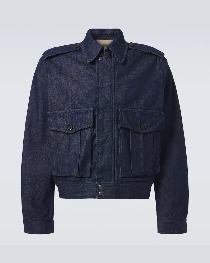 Dries van Noten Giacca di jeans Blu