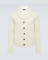 Tom Ford Cardigan in cashmere Bianco