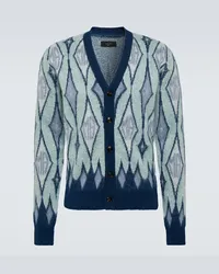 Amiri Cardigan in misto mohair Blu