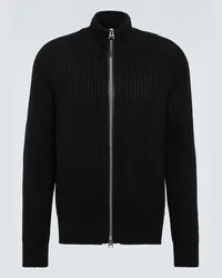 Tom Ford Cardigan in lana e cashmere con zip Nero