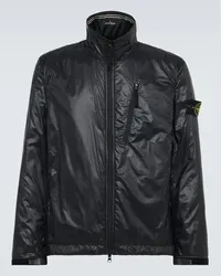 Stone Island Giacca Compass in tessuto tecnico Nero