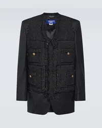 Junya Watanabe x Brooks Brothers - Blazer in lana Blu