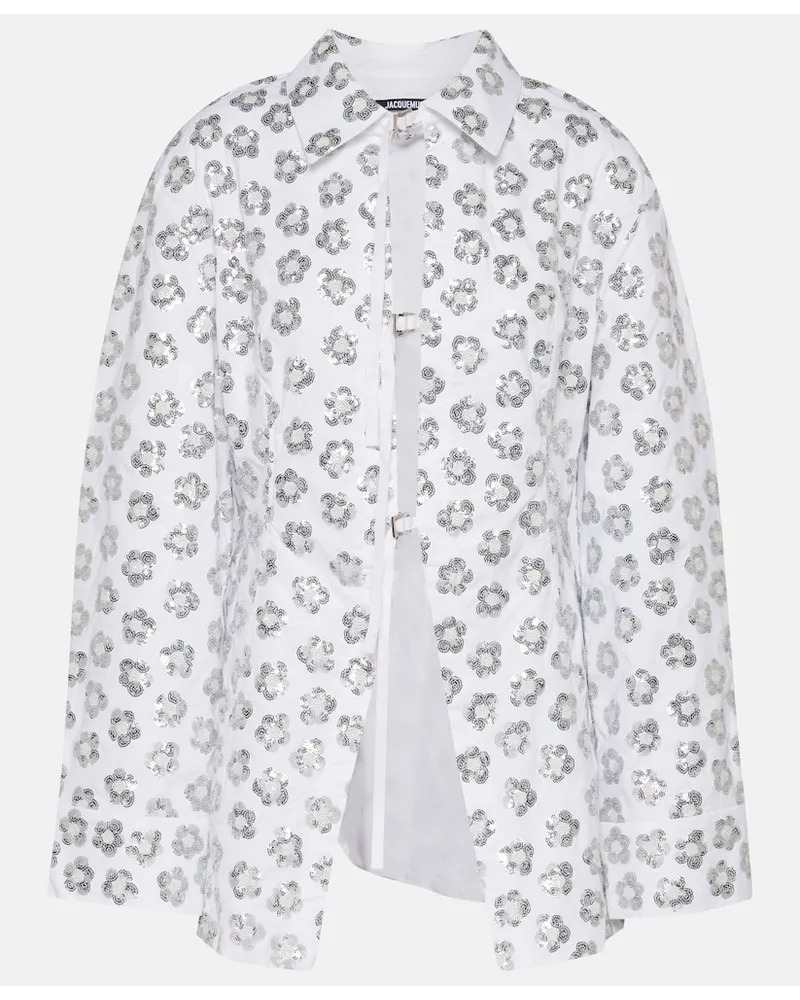 Jacquemus Camicia Lavoir in misto cotone Bianco