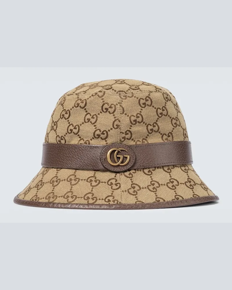 Gucci Cappello da pescatore in tela GG Beige
