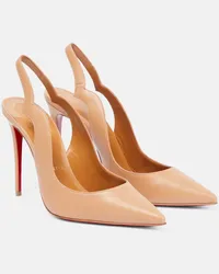 Christian Louboutin Pumps Nudes Hot Chick in pelle Neutro