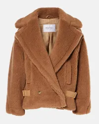 Max Mara Giacca Vanadio in teddy Marrone