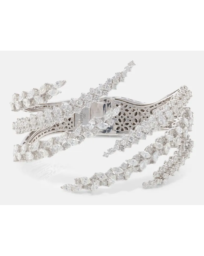 YEPREM Bracciale in oro bianco 18kt con diamanti Argento