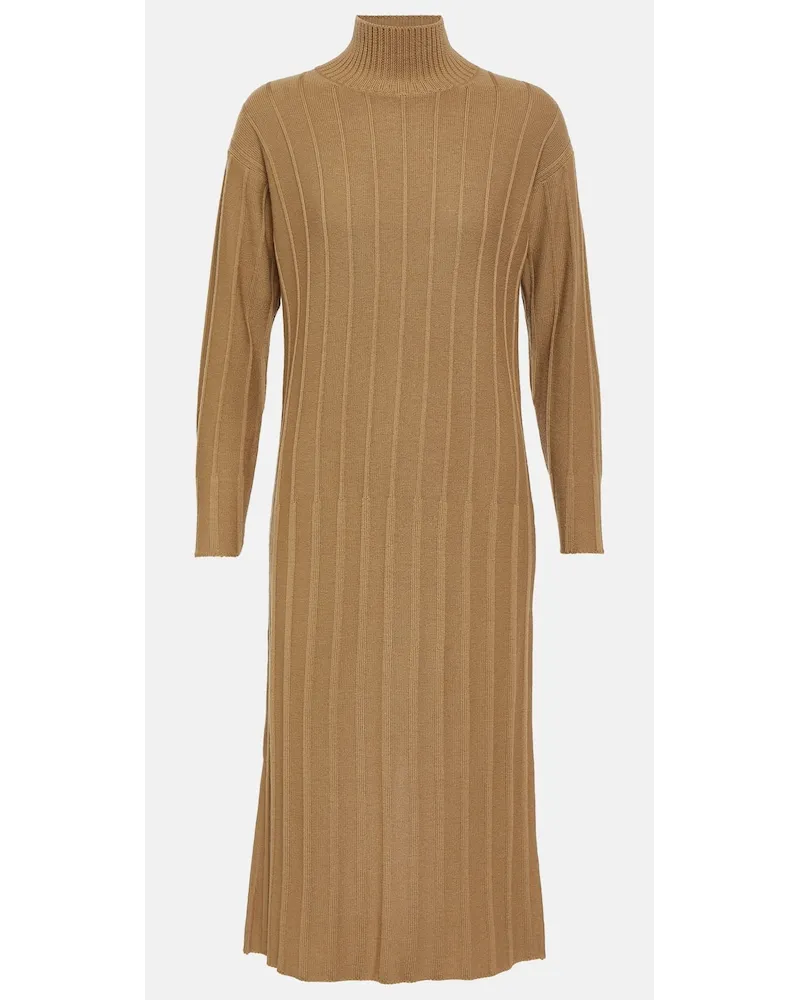 Max Mara Leisure - Abito midi Arezzo in lana Beige