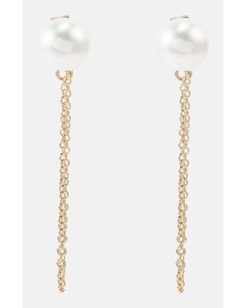 MATEO Orecchini in oro 14kt con perle Bianco