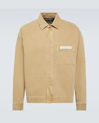 Jacquemus Giacca camicia di jeans De Nimes Beige