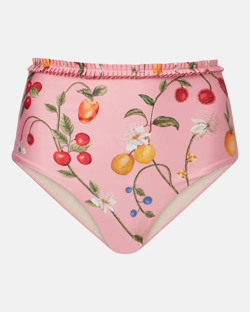 AGUA BENDITA Slip bikini Nopal con stampa Rosa