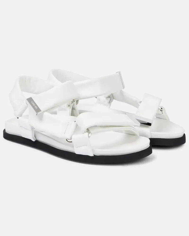 ATTICO Sandali Salinas in pelle Bianco